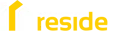 Logo da imobiliária  e construtora reside
